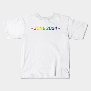 June 2024 Pride Month Kids T-Shirt